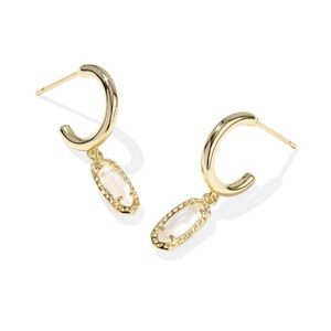 Kendra Scott Gold Huggie Earrings New with tag